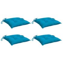 Almofadas de cadeira VidaXL Light Blue, conjunto de 4 tecidos Oxford
