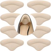 Almofadas de calcanhar MUKIFINE, 4 pares, bege, inserções Almofadas de calcanhar MUKIFINE, 4 pares, bege, inserções