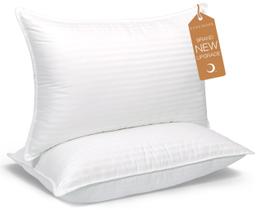 Almofadas de cama COZSINOOR Queen Size Plush Hotel, conjunto de 2