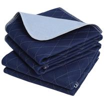 Almofadas de cama laváveis OUTCREATOR 34x56cm (pacote de 2) azul escuro