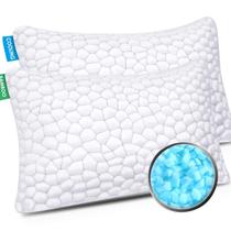 Almofadas de cama refrigerantes SUPA MODERN Shredded Memory Foam, pacote com 2