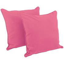 Almofadas de chão Blazing Needles, sarja com fio de 63 cm, conjunto de 2