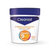 Almofadas de controle de acne Clearasil Stubborn com ácido salicílico 90 quilates