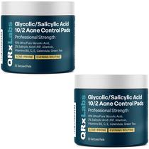 Almofadas de controle de acne QRxLabs Ácido Glicólico/Salicílico 10/2 2PK Almofadas de controle de acne QRxLabs Ácido Glicólico/Salicílico 10/2 2PK