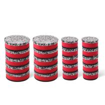 Almofadas de corte de microfibra SPTA de 2", pacote com 10 unidades, polimento pesado