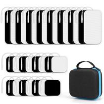Almofadas de eletrodo para Tens Unit Glamgen 32 PCS com estojo de transporte