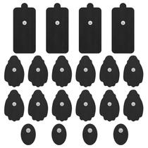 Almofadas de eletrodo TENS Unit NURSAL, pacote com 20, 3,5 mm, Snap EMS