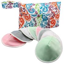 Almofadas de enfermagem PINOWU 8 almofadas laváveis + bolsa úmida + bolsa de lavagem Almofadas de enfermagem PINOWU 8 almofadas laváveis + bolsa úmida + bolsa de lavagem