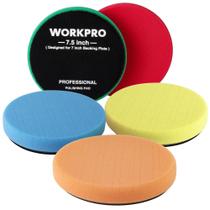 Almofadas de esponja de polimento WORKPRO 190 mm para placa de apoio de 180 mm Almofadas de esponja de polimento WORKPRO 190 mm para placa de apoio de 180 mm