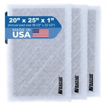 Almofadas de filtro de reposição RayAir Supply Dynamic 20x25 (pacote com 3) Almofadas de filtro de reposição RayAir Supply Dynamic 20x25 (pacote com 3)