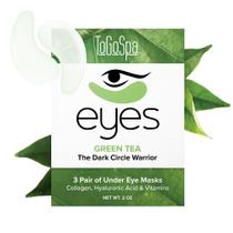 Almofadas de gel TogoSpa Green Tea EYES Dark Circle, pacote com 3 Almofadas de gel TogoSpa Green Tea EYES Dark Circle, pacote com 3