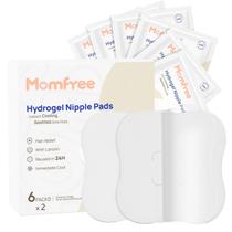 Almofadas de hidrogel para mamilos Momfree, efeito calmante e refrescante, 12 unidades