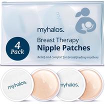Almofadas de Hidrogel Refrescante MyHalos para Amamentação Pacote com 4 unidades