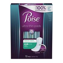 Almofadas de incontinência Poise Ultra Thin Women Light 72 unidades