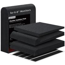 Almofadas de isolamento para monitor de estúdio Focusound 6-8", pacote com 2 unidades de espuma