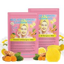 Almofadas de limpeza para Turmeric Ko-jic Acid 80 Pads Almofadas de limpeza para Turmeric Ko-jic Acid 80 Pads