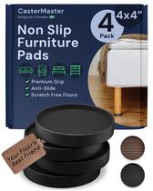 Almofadas de móveis CasterMaster Non Slip para pisos de madeira