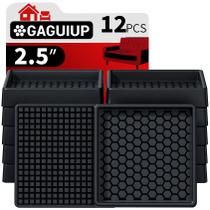 Almofadas de móveis GAGUIUP quadradas antiderrapantes de 6,4 cm, conjunto de 12