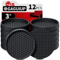 Almofadas de móveis GAGUIUP, redondas, antiderrapantes, de 3 polegadas, conjunto de 12