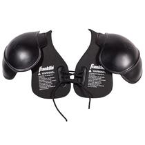 Almofadas de ombro de futebol Franklin Sports Kids Traje pretas