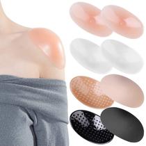 Almofadas de ombro ZJChao autoadesivas de silicone unissex (4 pares)