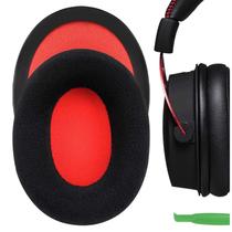 Almofadas de ouvido de reposição Geekria Comfort Velour para HyperX Cloud