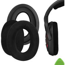 Almofadas de ouvido de reposição Geekria Comfort Velour para Sennheiser