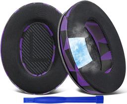Almofadas de ouvido de reposição SoloWit Cooling-Gel para Bose QC35 Purple