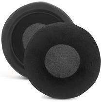Almofadas de ouvido Miruchertter 100 mm em veludo com espuma viscoelástica, pretas Almofadas de ouvido Miruchertter 100 mm em veludo com espuma viscoelástica, pretas