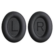 Almofadas de ouvido para Bose QC 15 25 35 2, Ae2, SoundLink (preto)