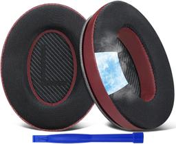 Almofadas de ouvido SoloWit Cooling-Gel para Bose QC35 QC35 II Burgundy Almofadas de ouvido SoloWit Cooling-Gel para Bose QC35 QC35 II Burgundy