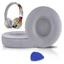 Almofadas de ouvido SoloWit Professional em material sintético cinza para Beats Almofadas de ouvido SoloWit Professional em material sintético cinza para Beats