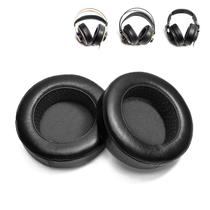 Almofadas de ouvido Voarmaks em pele de cordeiro pura compatíveis com AKG K52 K72