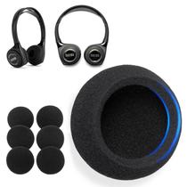 Almofadas de ouvido Voarmaks para sistemas de DVD com fones de ouvido para carro, 3 pares Almofadas de ouvido Voarmaks para sistemas de DVD com fones de ouvido para carro, 3 pares