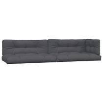 Almofadas de paletes VidaXL Antracite Color, 5 peças, conjunto de poliéster