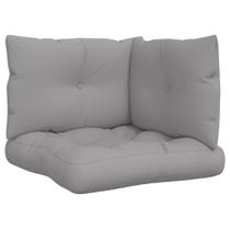 Almofadas de paletes VidaXL Premium Fabric 3 peças cinza Almofadas de paletes VidaXL Premium Fabric 3 peças cinza
