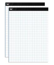 Almofadas de papel milimetrado Mr. Pen 21,6 x 27,9 cm, pacote com 2, 55 folhas