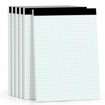 Almofadas de papel milimetrado MSKKSM 8,5 x 11 4x4 Graph Ruled, pacote com 6 Almofadas de papel milimetrado MSKKSM 8,5 x 11 4x4 Graph Ruled, pacote com 6