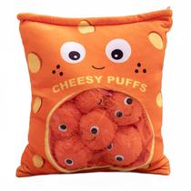 Almofadas de pelúcia Wokex Tacky Cheesy Puffs Snack, 9 unidades recheadas