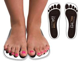 Almofadas de pés Spray Tan KOBBTAN descartáveis pretas 120 pares Almofadas de pés Spray Tan KOBBTAN descartáveis pretas 120 pares