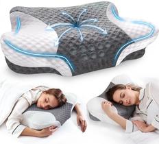 Almofadas de pescoço cervical VJASD Memory Foam Pain Relief Almofadas de pescoço cervical VJASD Memory Foam Pain Relief