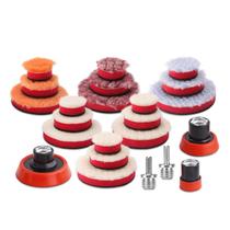 Almofadas de Polimento SPTA Mini Wool - Pacote com 23 Unidades para Mini Polidor