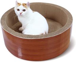 Almofadas de prancha duráveis Cat Scratcher Cardboard Lounge Bone
