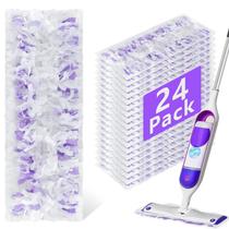 Almofadas de recarga descartáveis Power Mop, pacote com 24 unidades para Swiffer Power Mop
