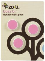 Almofadas de reposição ZoLi Buzz B Pink de 0 a 3 meses para aparador de unhas