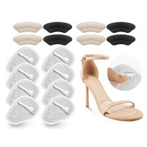 Almofadas de sapato Riootlnm Metatarsal Pads Insertos de calcanhar 8 pares