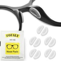 Almofadas de Silicone Antideslizantes para Nariz de Óculos FOFALY 5 Pares