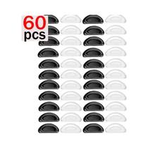 Almofadas De Silicone Transparentes Antiderrapantes Para Nariz, 10-60 Peças, Adesivas, Acessórios