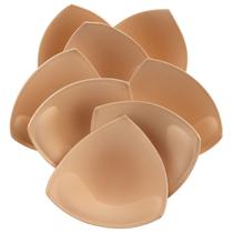 Almofadas de sutiã, inserções Ksang, 4 pares de bordas costuradas, B Cup Almofadas de sutiã, inserções Ksang, 4 pares de bordas costuradas, B Cup