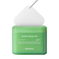 Almofadas de toner facial Mediheal Teatree Trouble com Tea Tree 100 pads